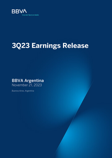 Thumbnail BBVA Argentina Quarterly Report 2023-q3