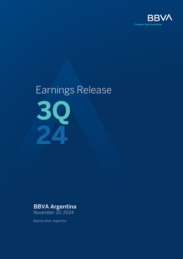 Thumbnail BBVA Argentina Quarterly Report 2024-q3