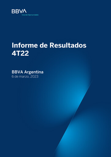 Thumbnail BBVA Argentina Quarterly Report 2022-q4