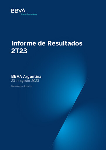 Thumbnail BBVA Argentina Quarterly Report 2023-q2