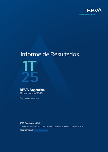 Thumbnail BBVA Argentina Quarterly Report 2025-q1