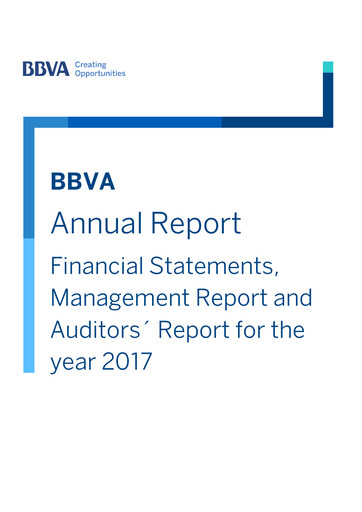 Thumbnail Banco Bilbao Vizcaya Argentaria Annual Report 2017