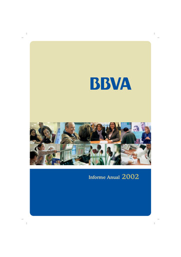 Thumbnail Banco Bilbao Vizcaya Argentaria Annual Report 2002