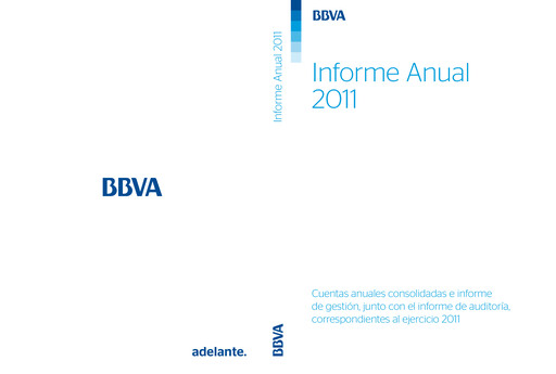 Thumbnail Banco Bilbao Vizcaya Argentaria Financial Statement 2011