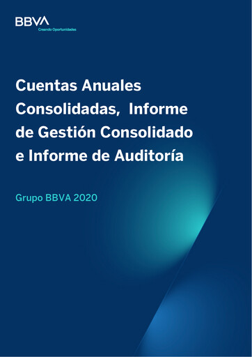Thumbnail Banco Bilbao Vizcaya Argentaria Financial Statement 2020