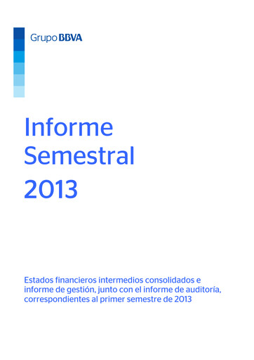 Miniature Banco Bilbao Vizcaya Argentaria Rapport semestriel 2013-h1