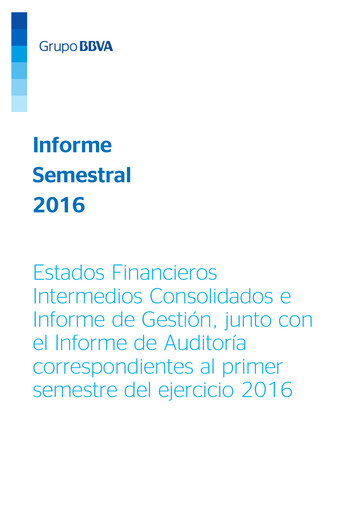 Miniature Banco Bilbao Vizcaya Argentaria Rapport semestriel 2016-h1