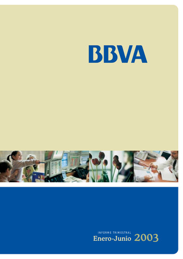 Miniature Banco Bilbao Vizcaya Argentaria Rapport trimestriel 2003-q2