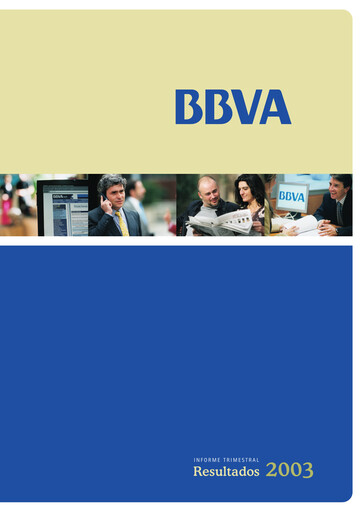 Miniature Banco Bilbao Vizcaya Argentaria Rapport trimestriel 2003-q4