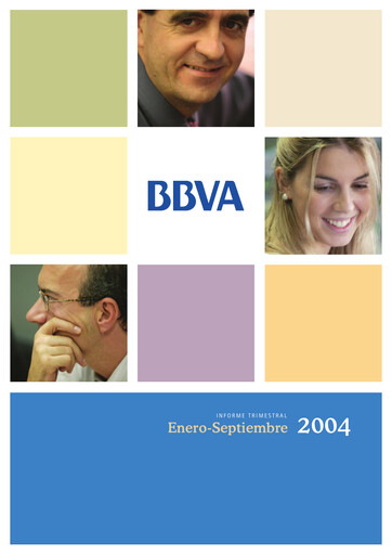 Miniature Banco Bilbao Vizcaya Argentaria Rapport trimestriel 2004-q3