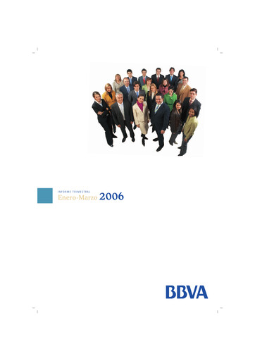 Miniature Banco Bilbao Vizcaya Argentaria Rapport trimestriel 2006-q1