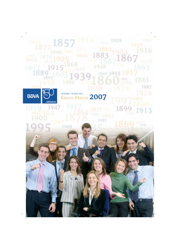 Miniature Banco Bilbao Vizcaya Argentaria Rapport trimestriel 2007-q1