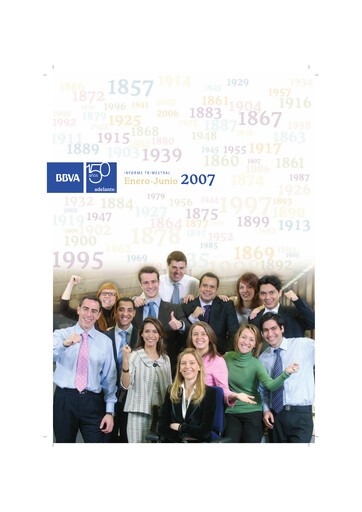 Miniature Banco Bilbao Vizcaya Argentaria Rapport trimestriel 2007-q2