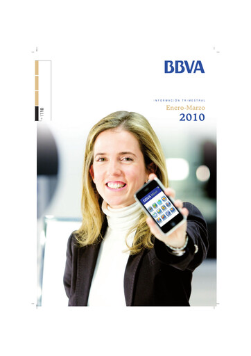 Miniature Banco Bilbao Vizcaya Argentaria Rapport trimestriel 2010-q1