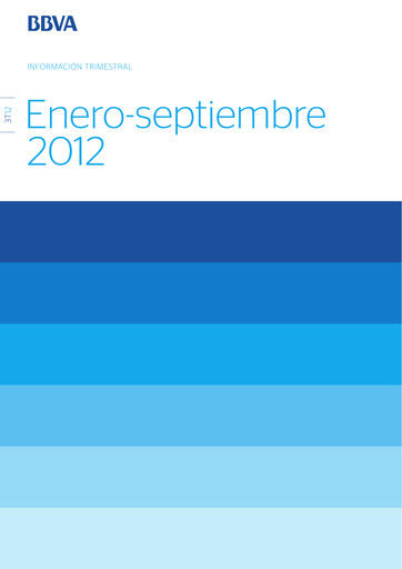 Miniature Banco Bilbao Vizcaya Argentaria Rapport trimestriel 2012-q3