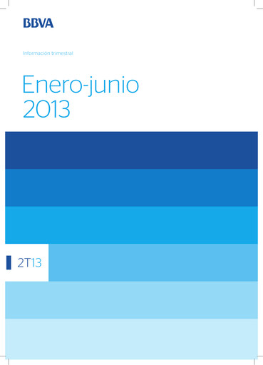 Miniature Banco Bilbao Vizcaya Argentaria Rapport trimestriel 2013-q2