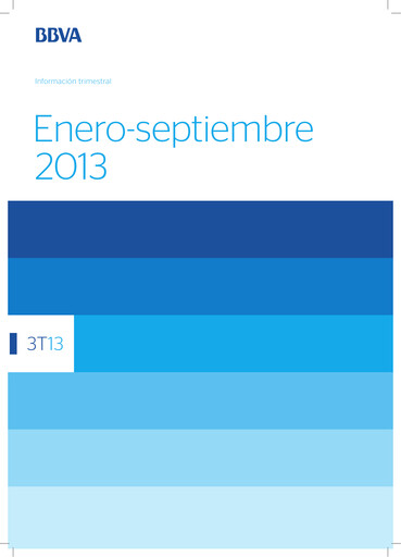 Miniature Banco Bilbao Vizcaya Argentaria Rapport trimestriel 2013-q3