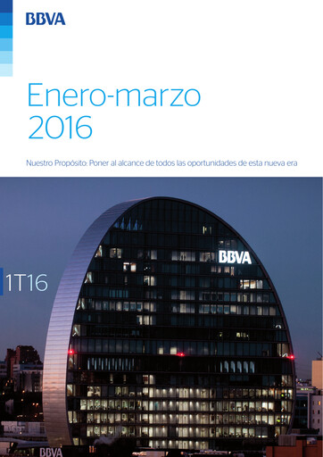 Miniature Banco Bilbao Vizcaya Argentaria Rapport trimestriel 2016-q1