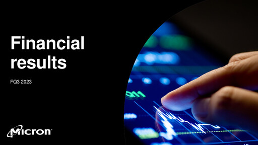 Miniature Micron Technology Rapport trimestriel 2023-q3