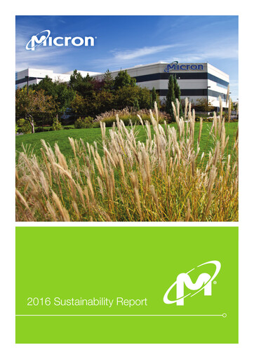 Thumbnail Micron Technology Sustainability Report 2016