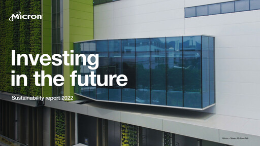 Thumbnail Micron Technology Sustainability Report 2022