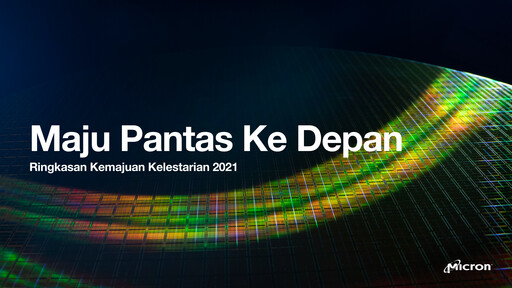 Thumbnail Micron Technology Sustainability Report 2021