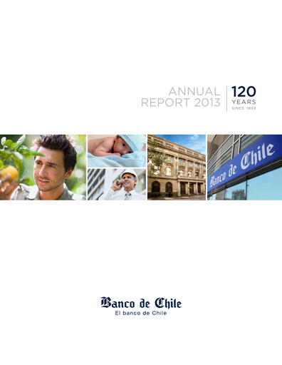 Thumbnail Banco de Chile
 Annual Report 2013