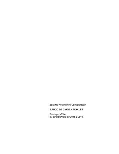Thumbnail Banco de Chile
 Financial Statement 2015