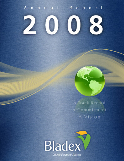 Thumbnail Banco Latinoamericano de Comercio Exterior Annual Report 2008