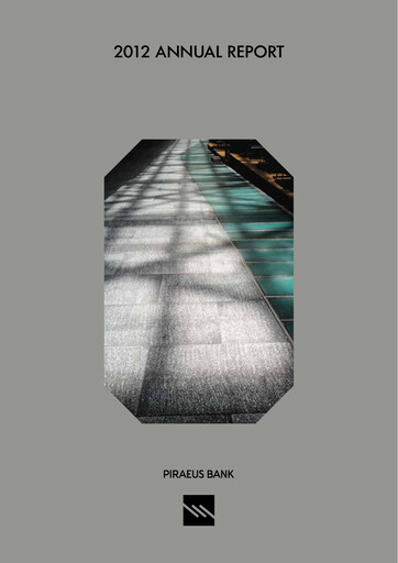 Miniature Piraeus Financial Holdings Rapport annuel 2012