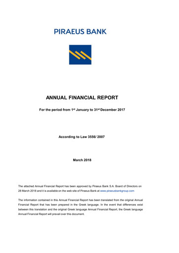 Thumbnail Piraeus Financial Holdings Financial Statement 2017