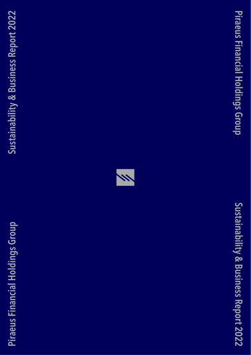 Thumbnail Piraeus Financial Holdings Sustainability Report 2022