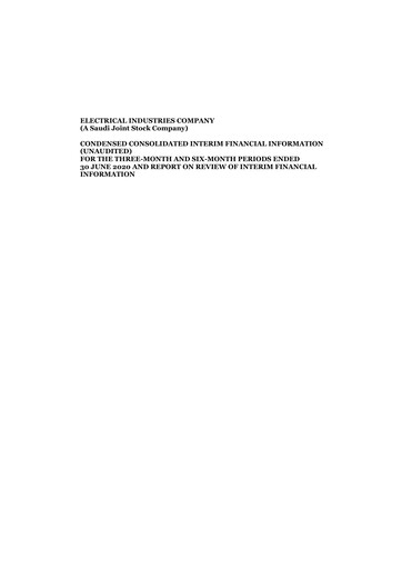 Thumbnail Electrical Industries Company (EIC) Financial Statement 2020-h1