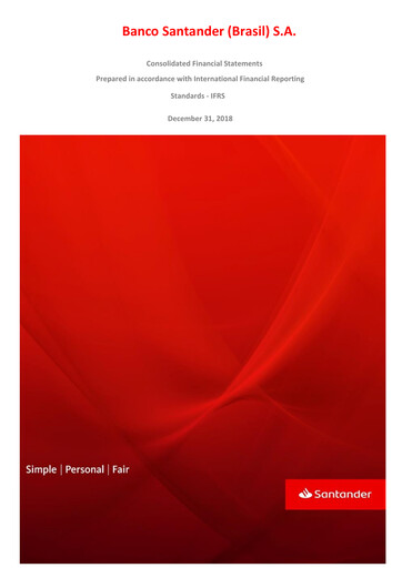 Thumbnail Banco Santander Brasil Financial Statement 2018