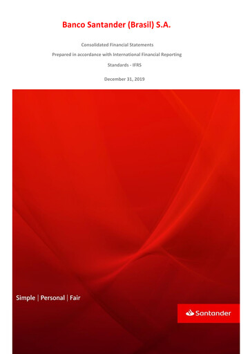 Thumbnail Banco Santander Brasil Financial Statement 2019
