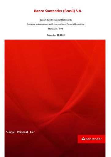 Thumbnail Banco Santander Brasil Financial Statement 2020