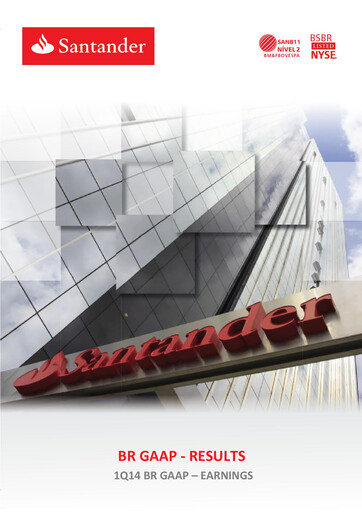 Vorschaubild Banco Santander Brasil Quartalsbericht 2014-q1