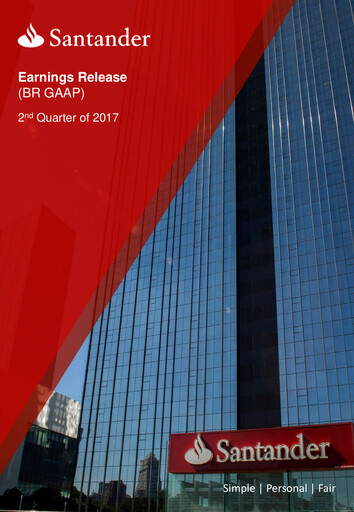 Vorschaubild Banco Santander Brasil Quartalsbericht 2017-q2