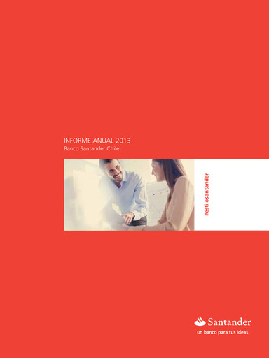 Thumbnail Banco Santander-Chile Annual Report 2013