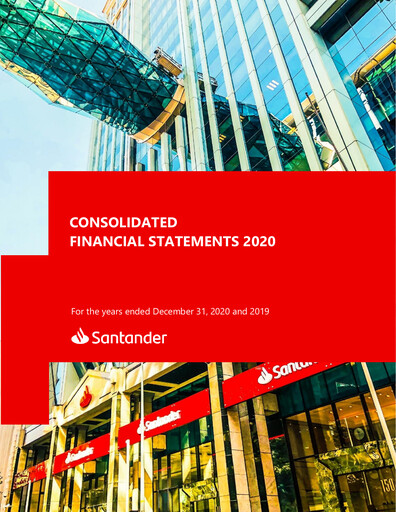 Vorschaubild Banco Santander-Chile Finanzmitteilung 2020