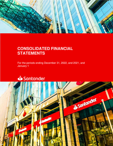 Vorschaubild Banco Santander-Chile Finanzmitteilung 2022