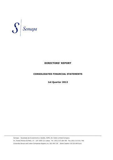 Thumbnail Semapa Quarterly Report 2012-q1