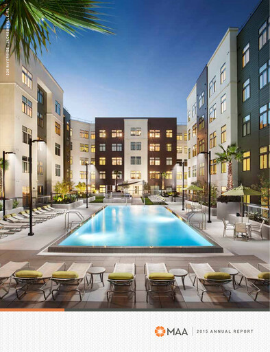 Thumbnail Mid-America Apartment Communities Annual Report 2015