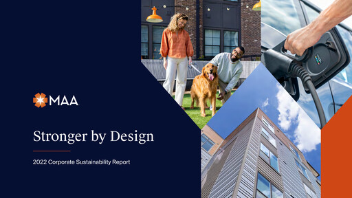 Thumbnail Mid-America Apartment Communities Sustainability Report 2022