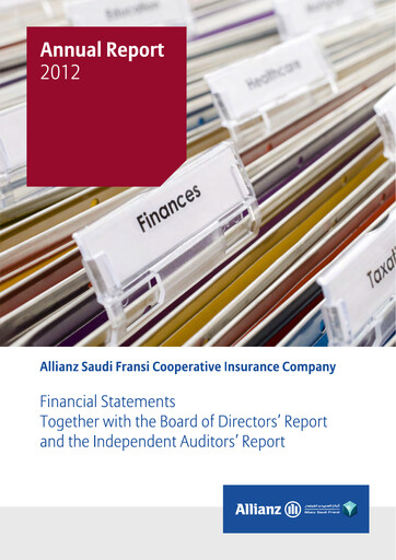 Thumbnail Allianz Saudi Fransi Cooperative Insurance Annual Report 2012