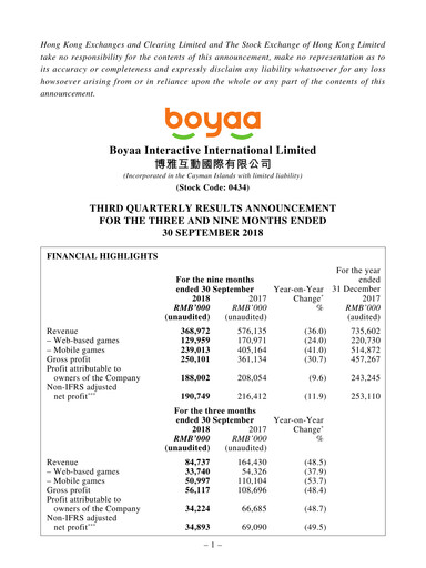 Thumbnail Boyaa Interactive Quarterly Report 2018-q3