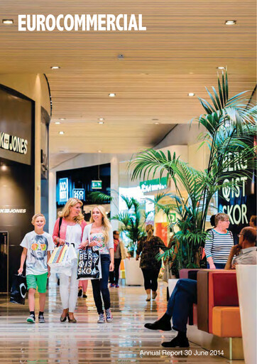 Thumbnail Eurocommercial Properties Annual Report 2013-2014