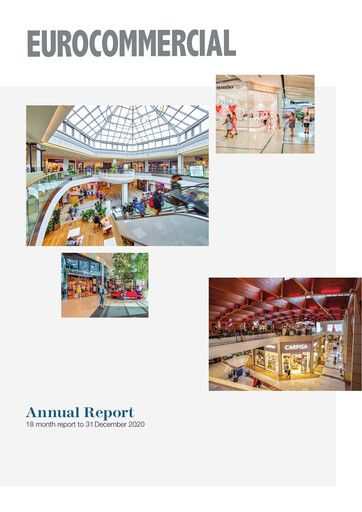 Thumbnail Eurocommercial Properties Annual Report 2019-2020