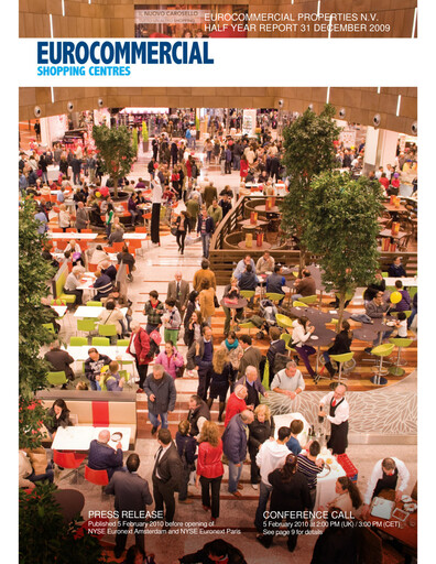 Thumbnail Eurocommercial Properties Half-year Report 2009-2010-h1