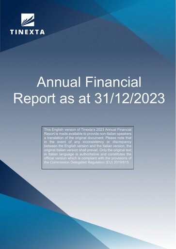 Thumbnail Tinexta Annual Report 2023